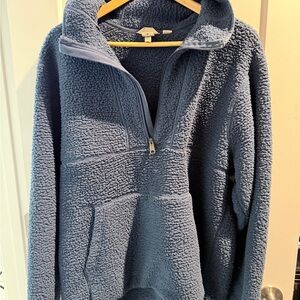 Duluth Trading Co Navy Sherpa Jacket